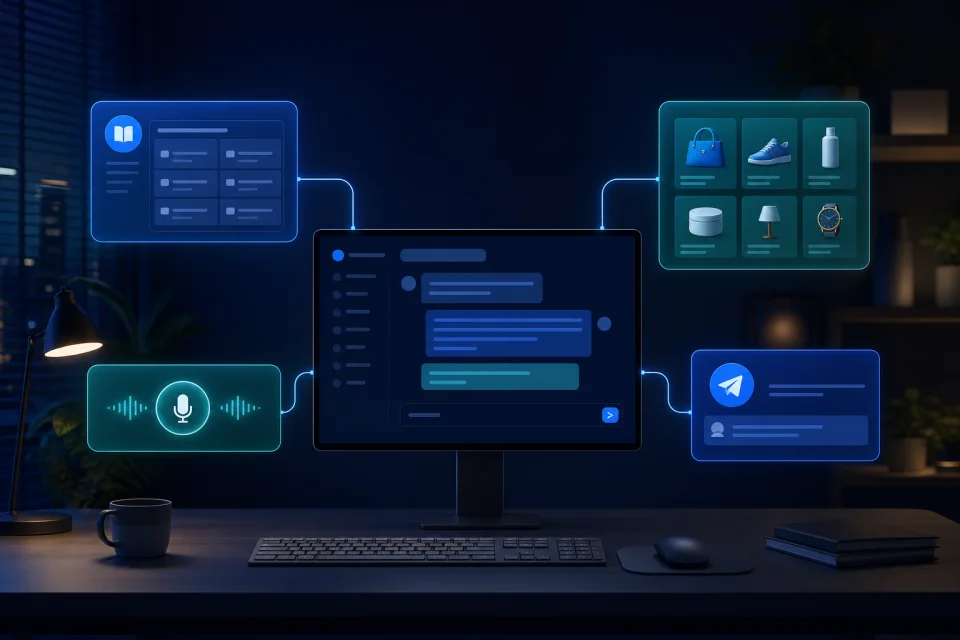 AiRep24 knowledge, product, voice and operator capabilities