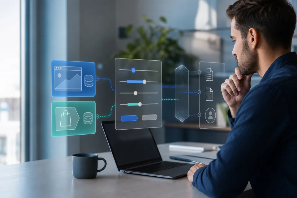Merchant reviewing installation data boundaries and privacy controls