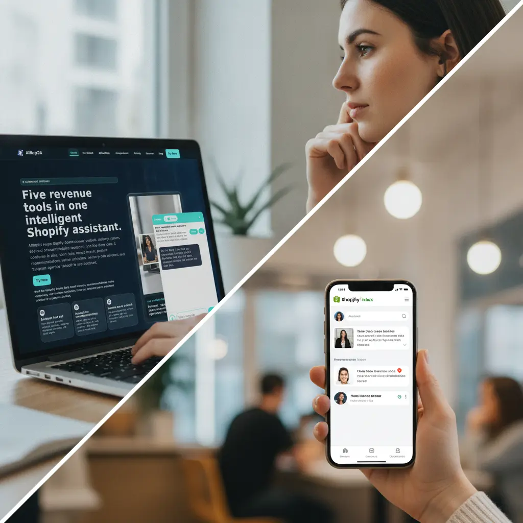 AiRep24 vs Shopify Inbox: AI Assistant and Live Chat