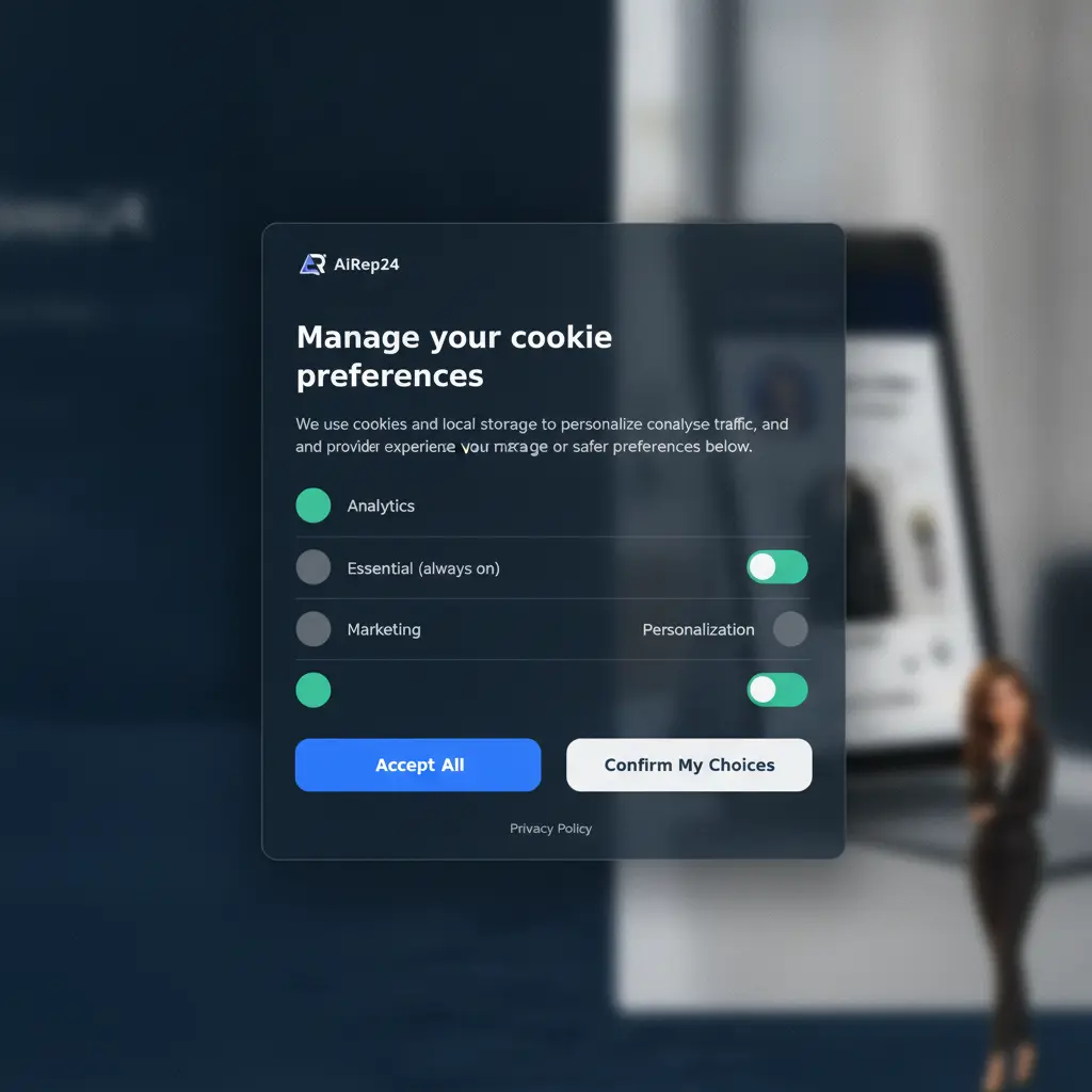 Screenshot of a cookie consent management interface